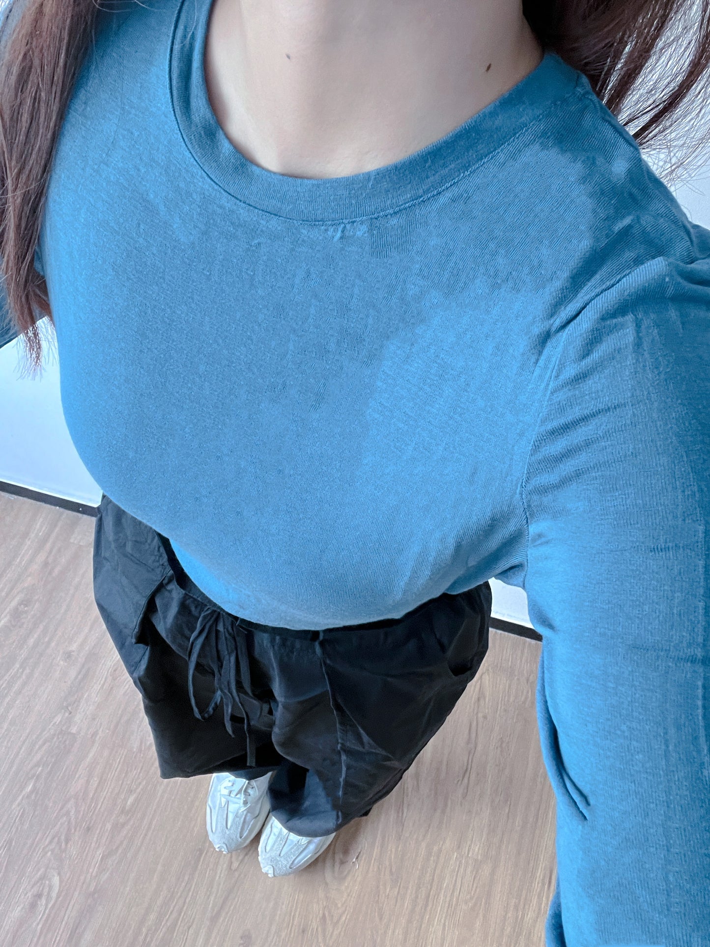 <預訂> 小個子365Daily神褲!寬鬆抽繩闊腿直筒長褲|兩色入