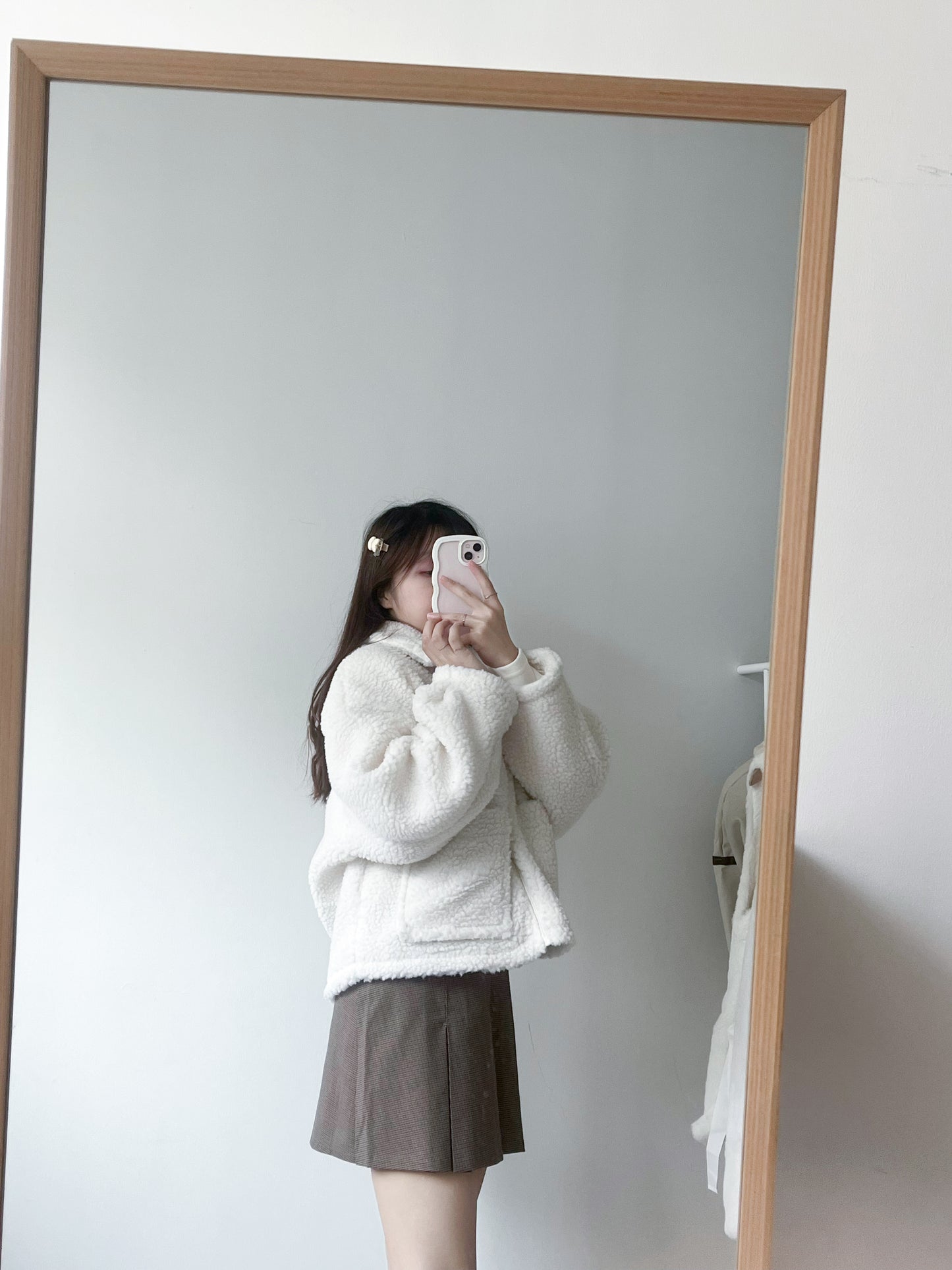 <預訂> 小眾反領毛皮夾克Jacket|三色入