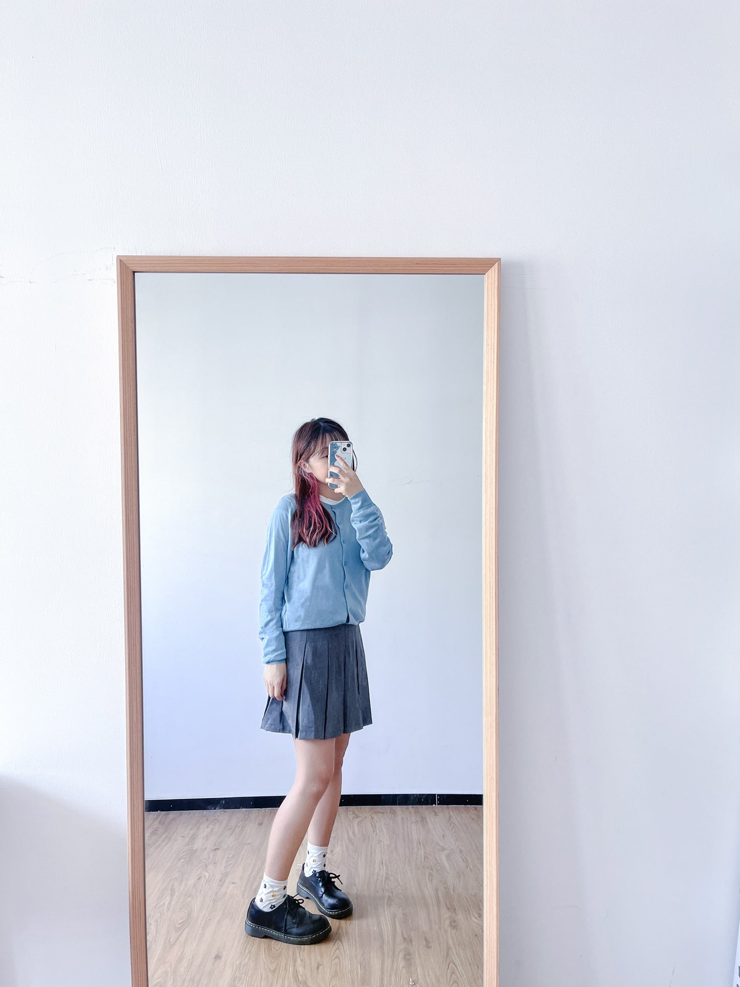 <預訂> 首批優惠💙自家製 多色超親膚薄款長袖針織外套|淺藍