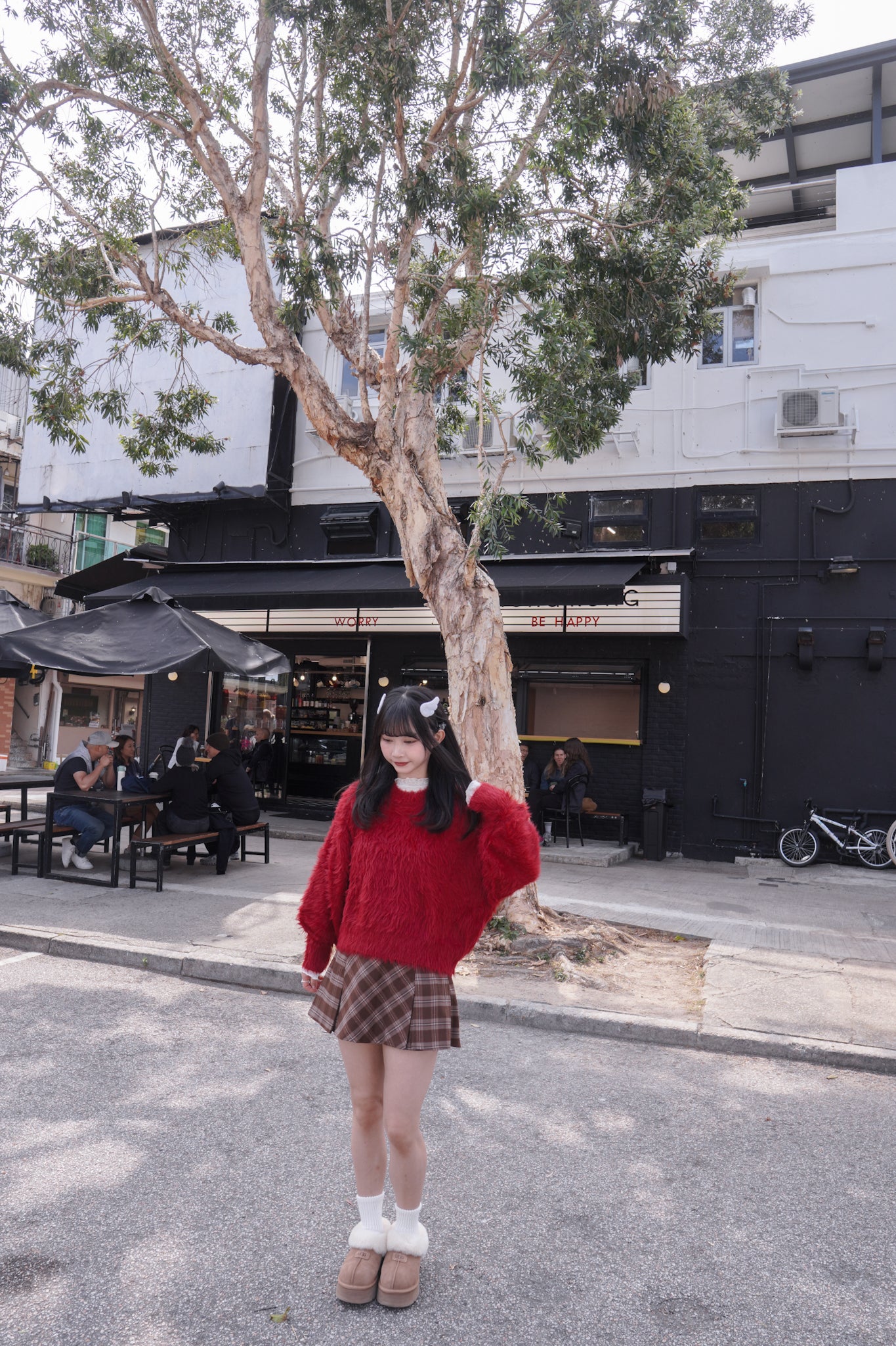 <現貨> 新年限定🧧🍊圓領毛絨針織長袖上衣