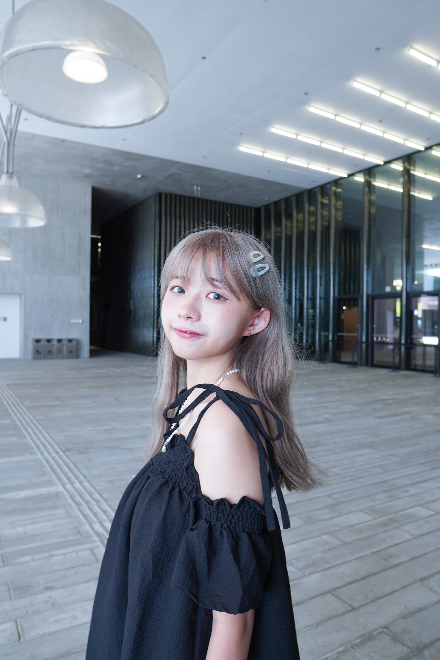 <現貨>皺褶小露肩夏日綁帶連身短裙(含打底)|三色入
