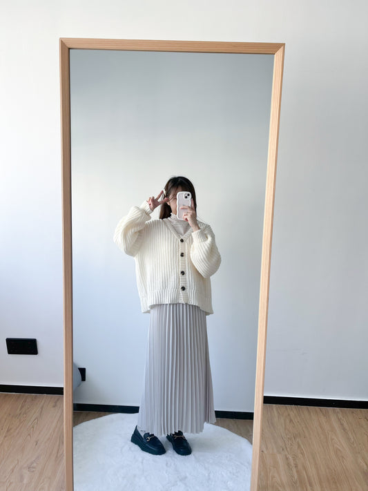 <預訂> 飄逸感滿滿!超人氣半身百褶長裙|六色入