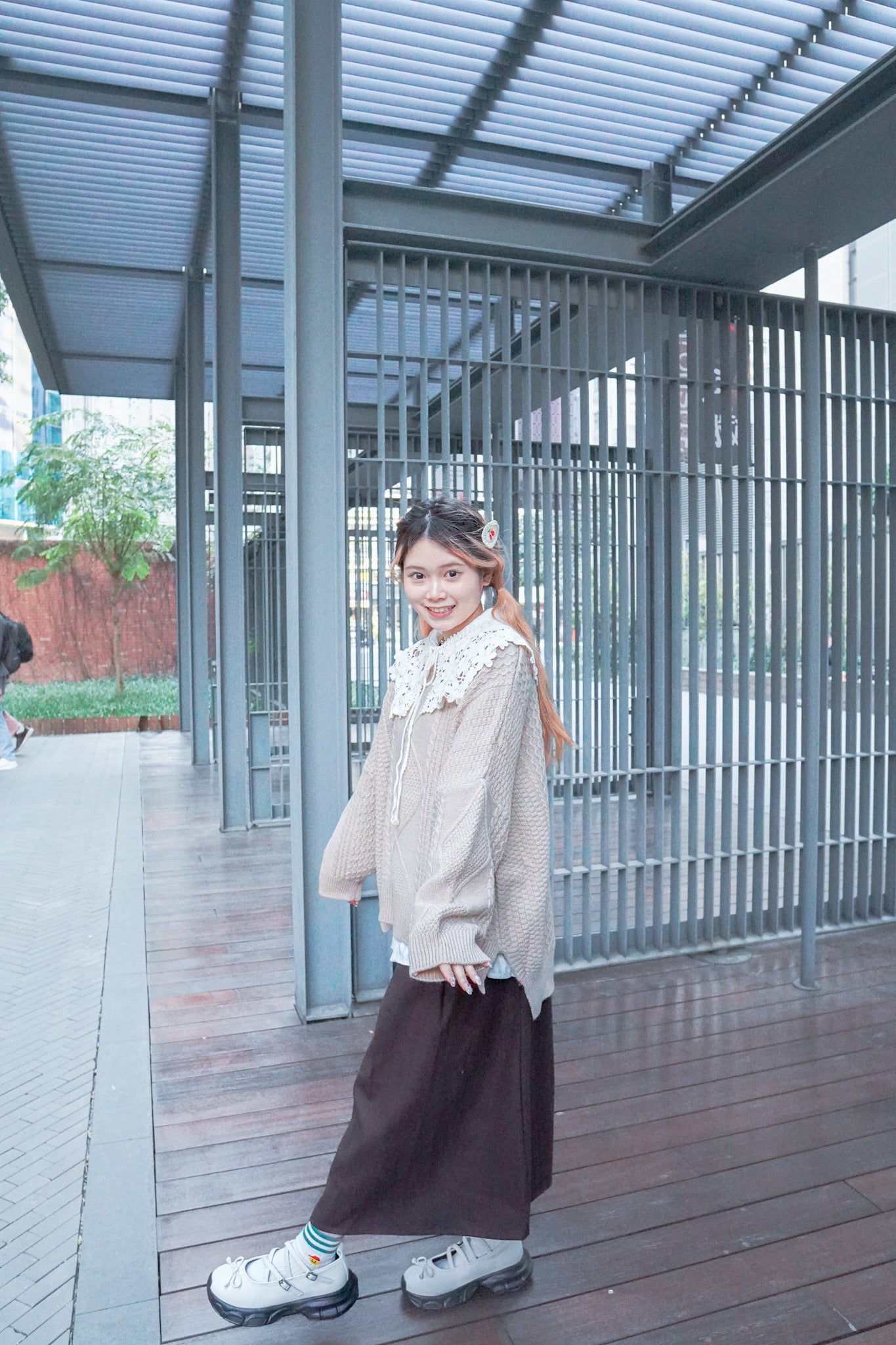 <現貨> 自家製 厚實保暖♡毛呢直筒半身長裙|兩色入