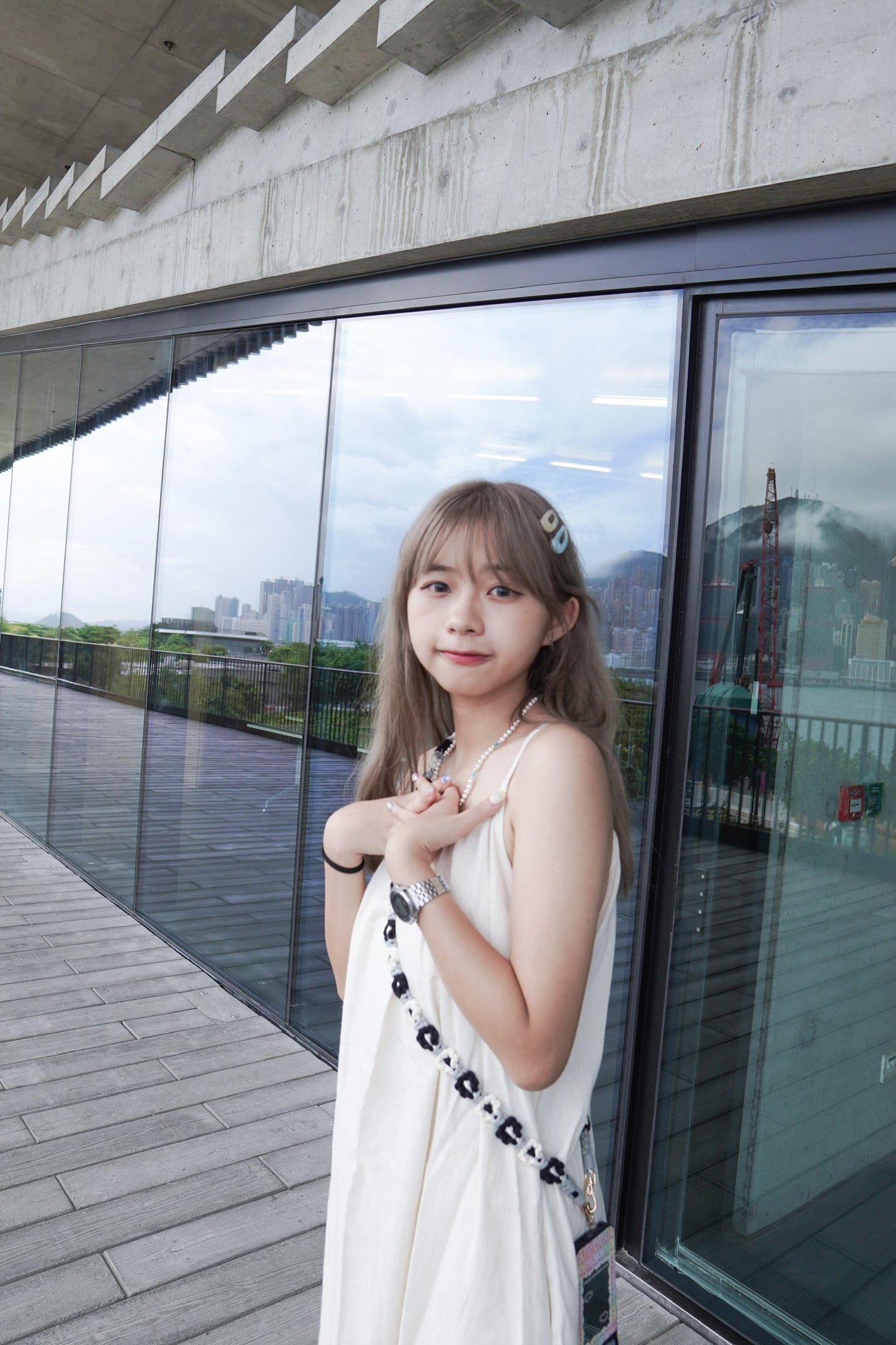 <預訂> 超顯腳長!棉麻吊帶抽繩泡泡連身傘型長裙|兩色入