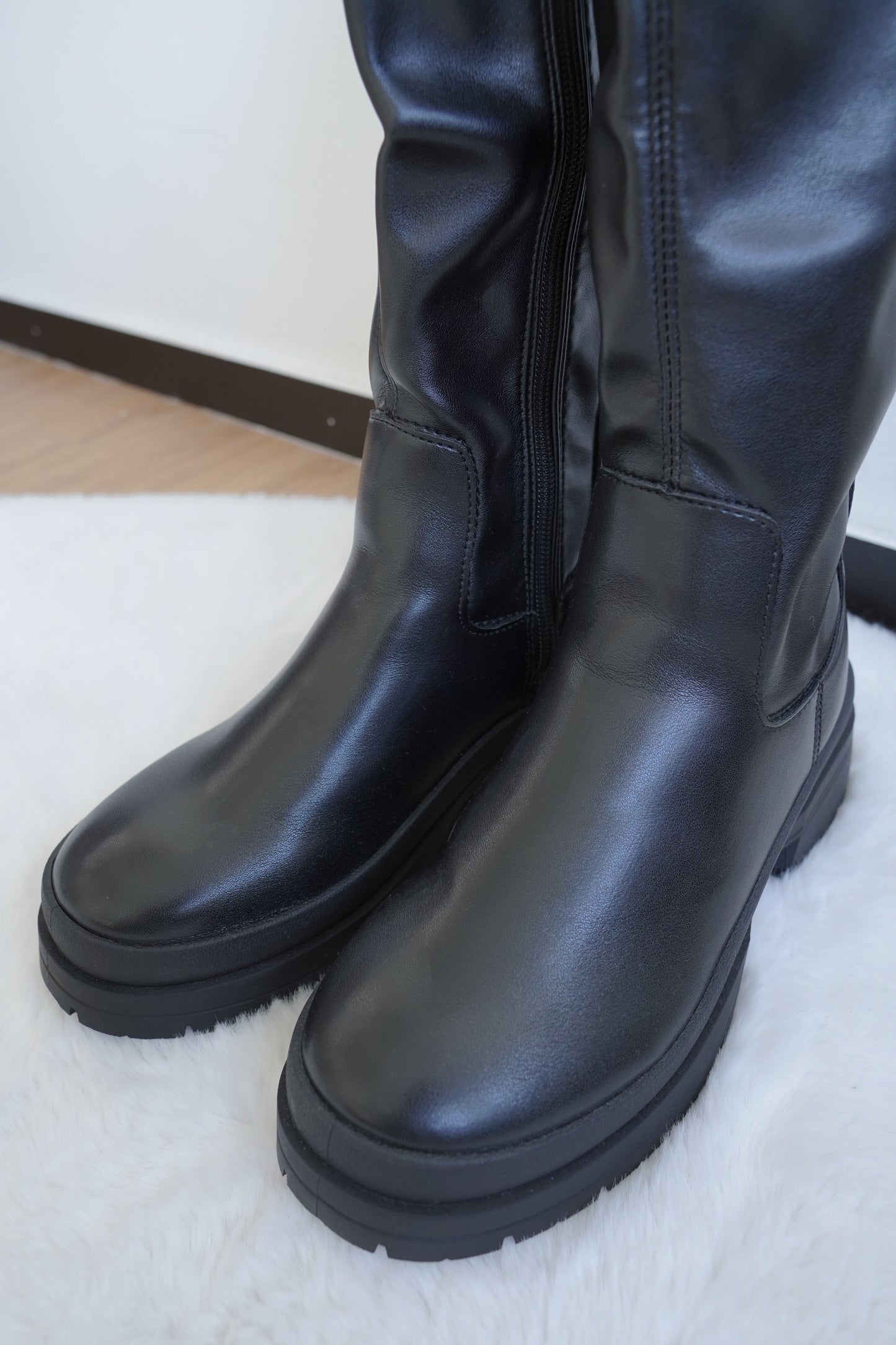 <預訂> 小個子也輕鬆Carry!厚底基礎長靴