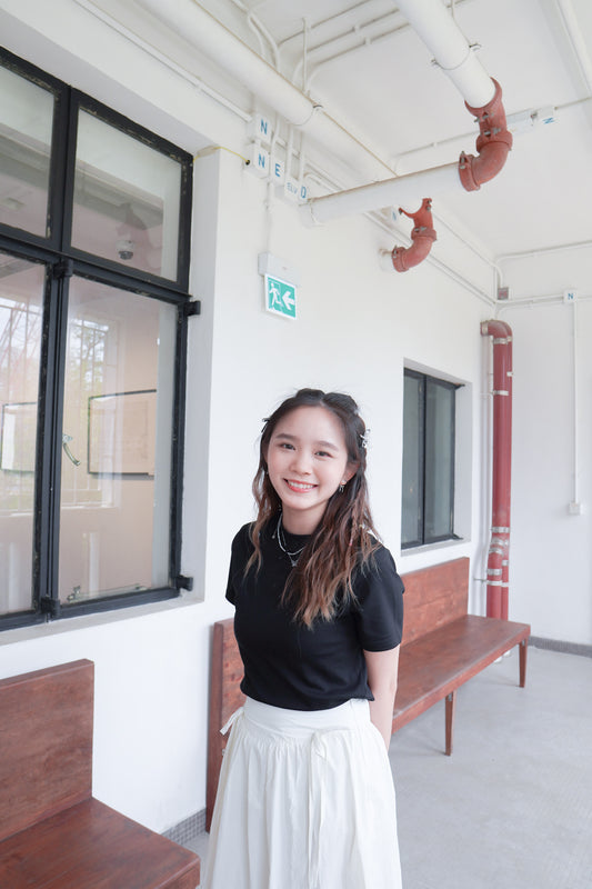 <現貨> 自家製 2024新版!高質量棉質純色圓領短袖Tee | 兩色入