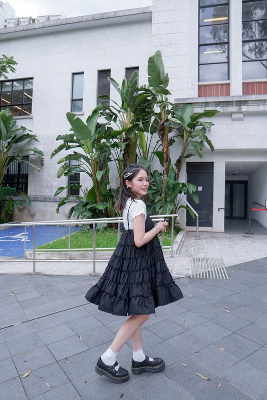 <預訂> 多層蛋糕細肩連身Ops|兩色入