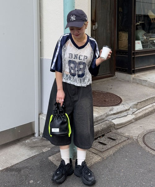 <預訂> JP 日牌CP 超人氣!透透蕾絲短袖球Tee|三色入