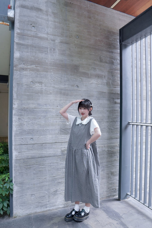 自家造貨 直條紋小白短袖薄款恤衫