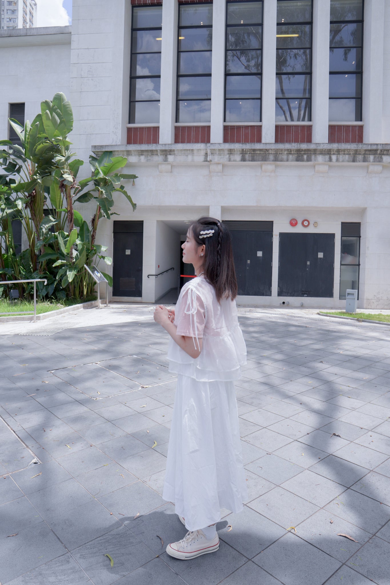 <現貨> 自家製 不會皺! 夏日口袋A字半身長裙|兩色入