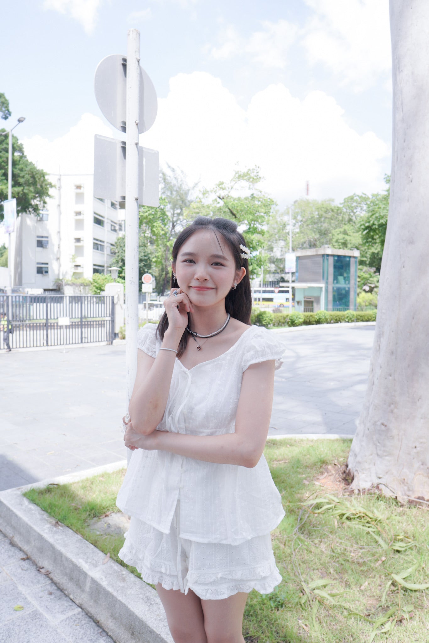 <現貨> 芭蕾風大彈性花邊休閑短褲