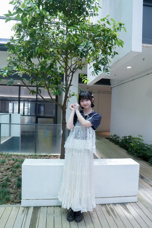 <預訂> 寬鬆復古貓咪正肩Tee|兩色入