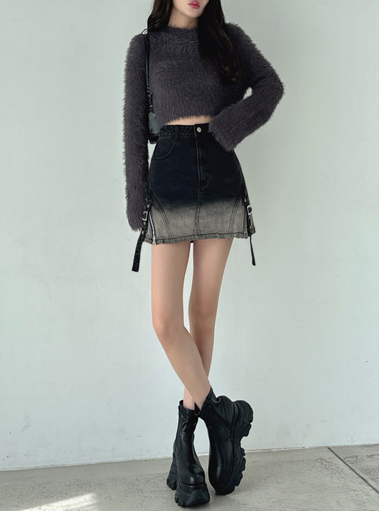 <預訂> 蝴蝶結牛仔裙(含內搭)