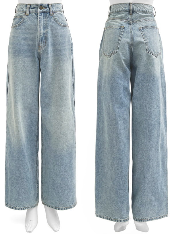 <預訂> ILLIT MOKA同款♡ 小個子直筒牛仔長褲|兩色入