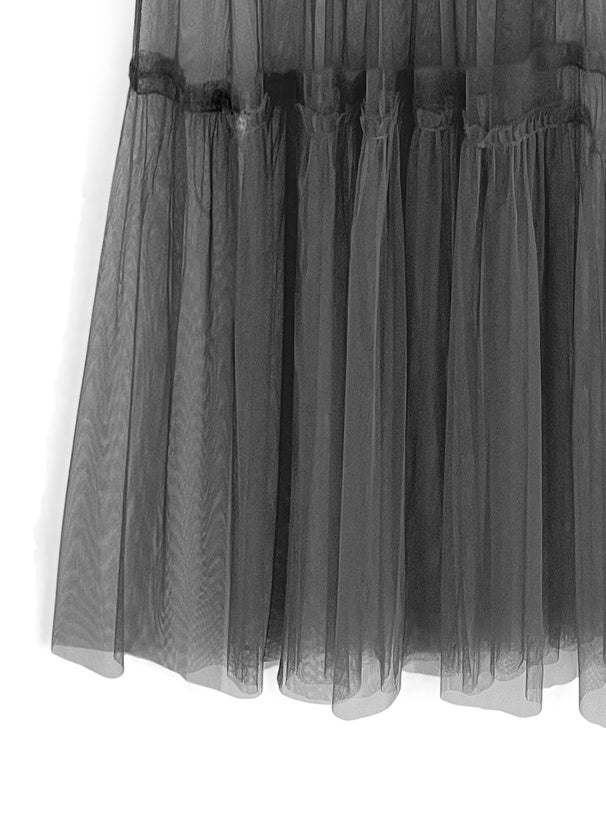 <預訂> 薄紗分層式透透吊帶Ops|三色入