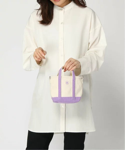 JP (限時降價至22/10) Converse 2-WAYS Mini Bag 迷你帆布Tote Bag|四色入