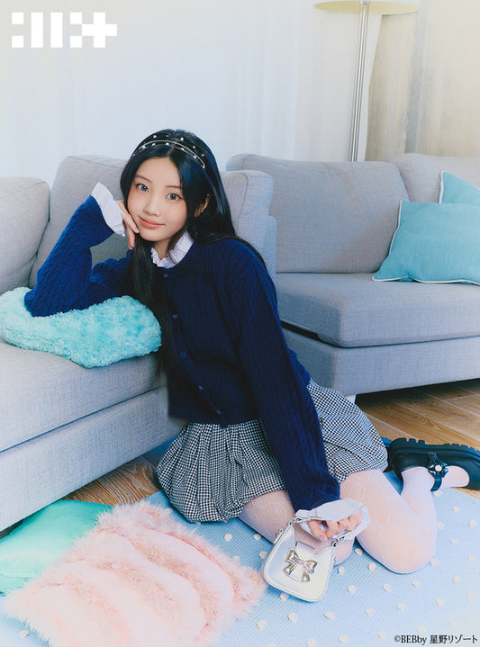 <預訂> JP ILLIT WONHEE同款🐰荷葉邊多層針織上衣|六色入