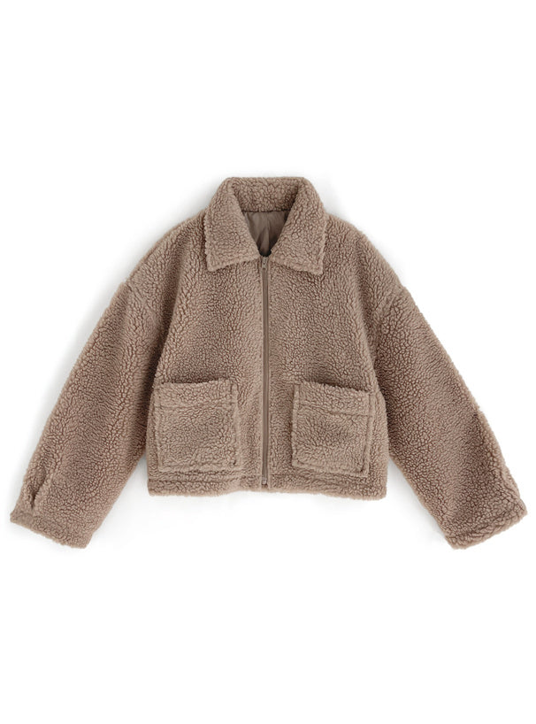<預訂> 小眾反領毛皮夾克Jacket|三色入