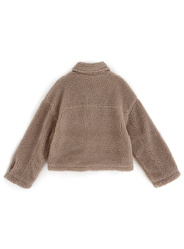 <預訂> 小眾反領毛皮夾克Jacket|三色入