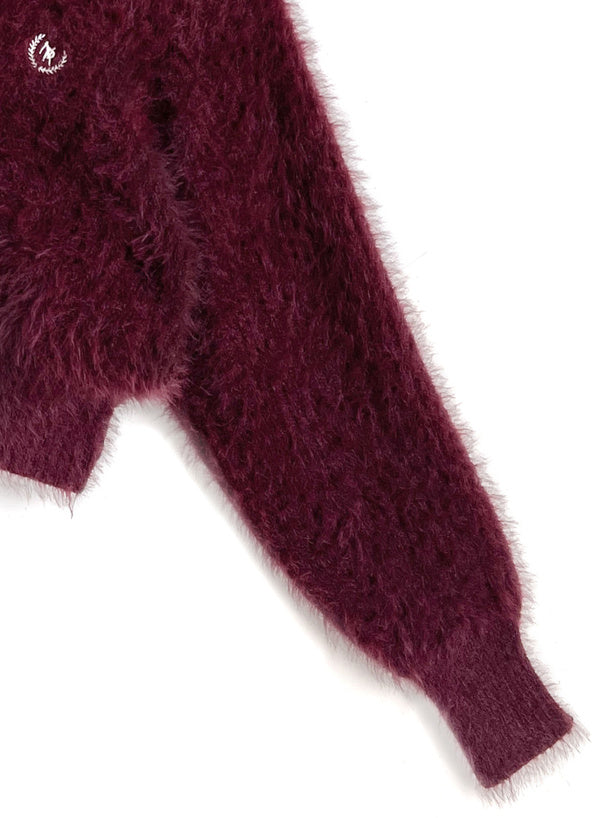 <預訂> 翻領無袖上衣+毛茸茸針織上衣兩件套裝|兩色入