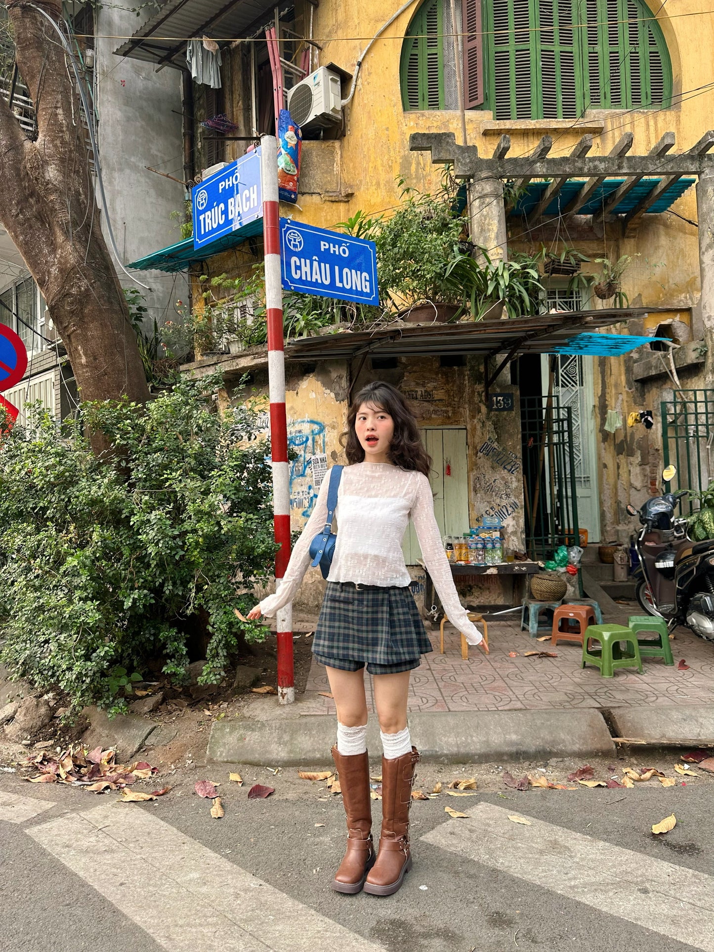 <預訂> 越南小眾品牌🇻🇳 蕾絲花朵蝴蝶結手抽透透薄上衣