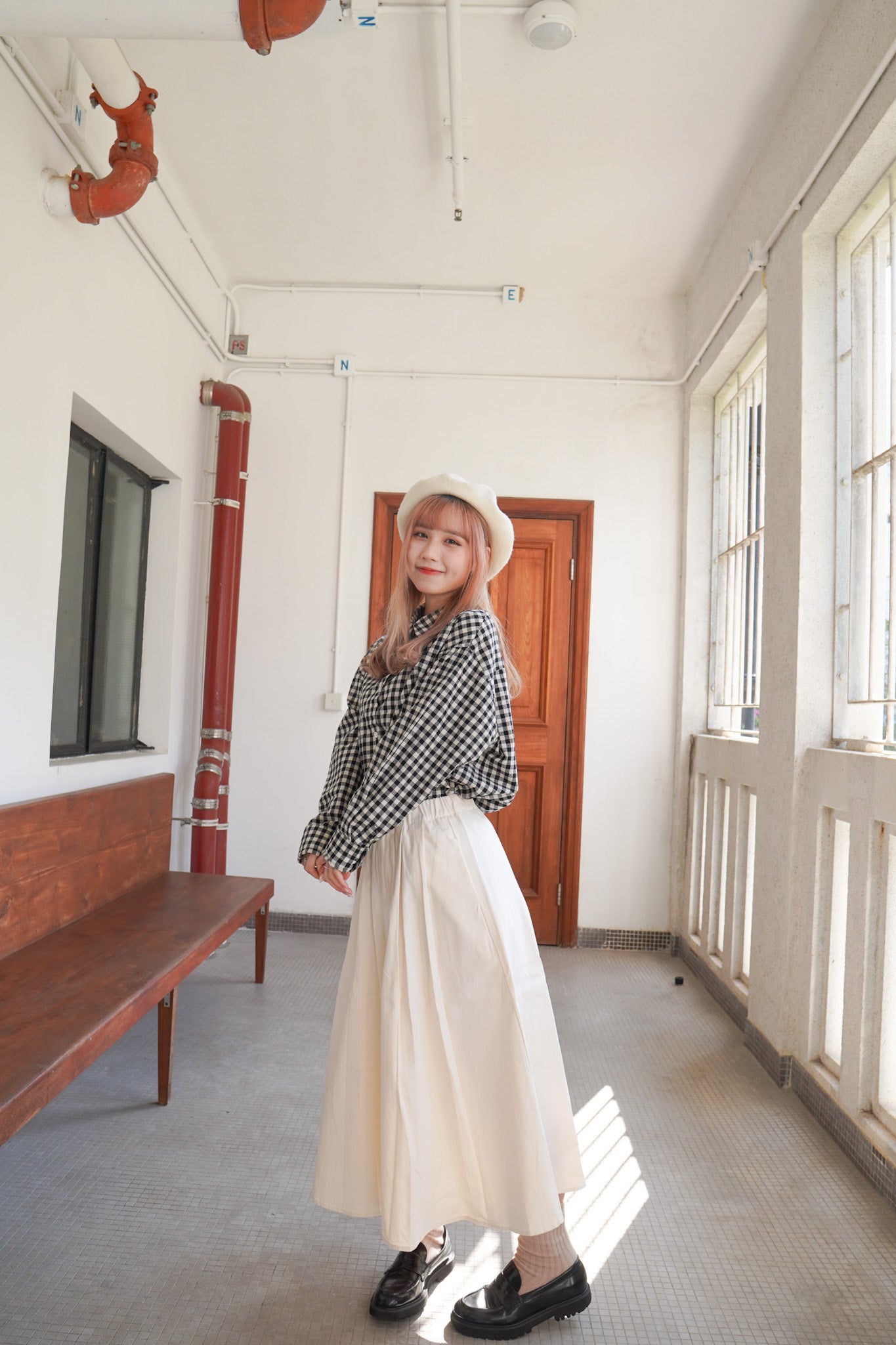 <現貨> comeback♡ 自家製 365Daily 彈性寬鬆傘型半身長裙|三色入