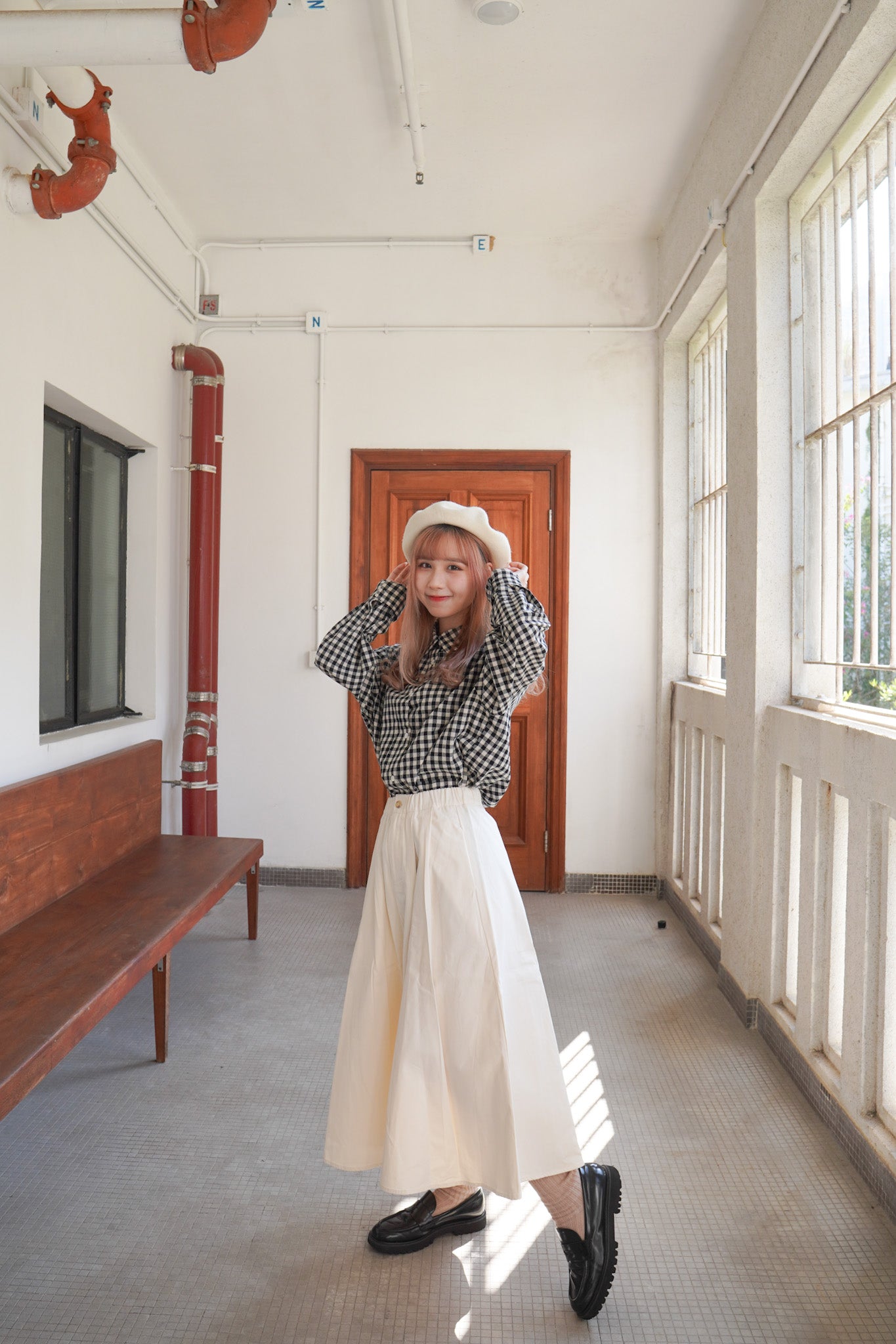 <現貨> comeback♡ 自家製 365Daily 彈性寬鬆傘型半身長裙|三色入