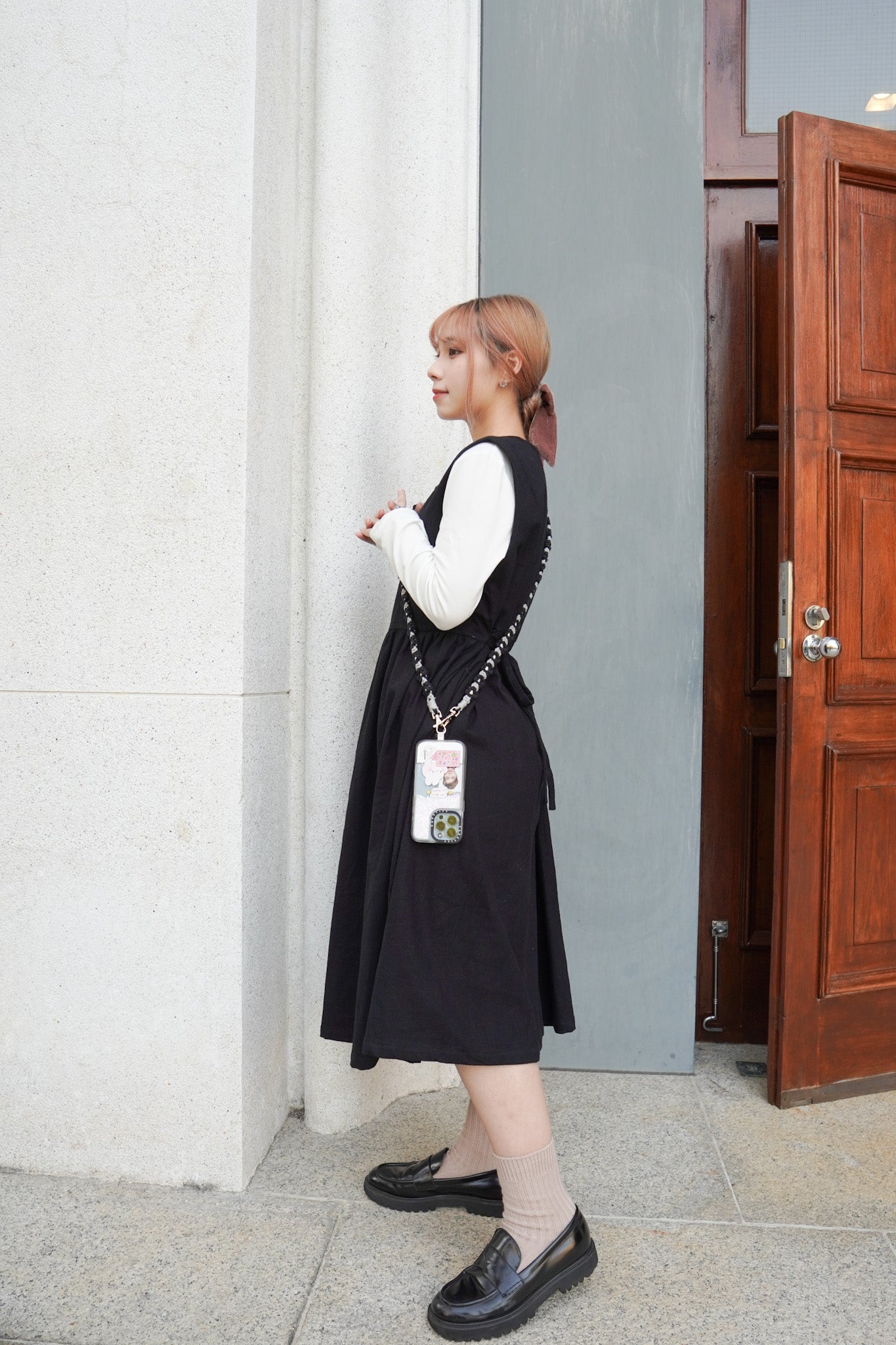 <現貨> comeback♡ 自家製 質量絕對有保證!彈性長袖淨色打底上衣|兩色入