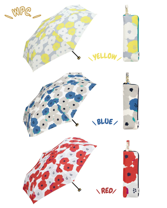日牌 WPC. 大花花折疊傘縮骨遮 | 三色入