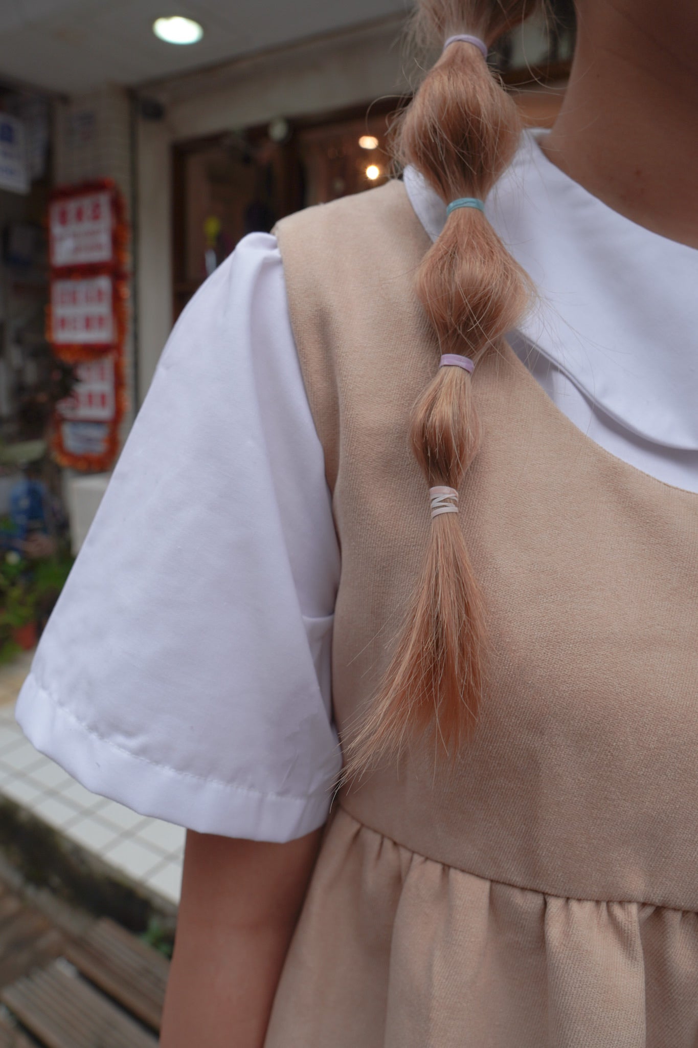 <現貨> 校園風背心綁帶連身短裙|三色入
