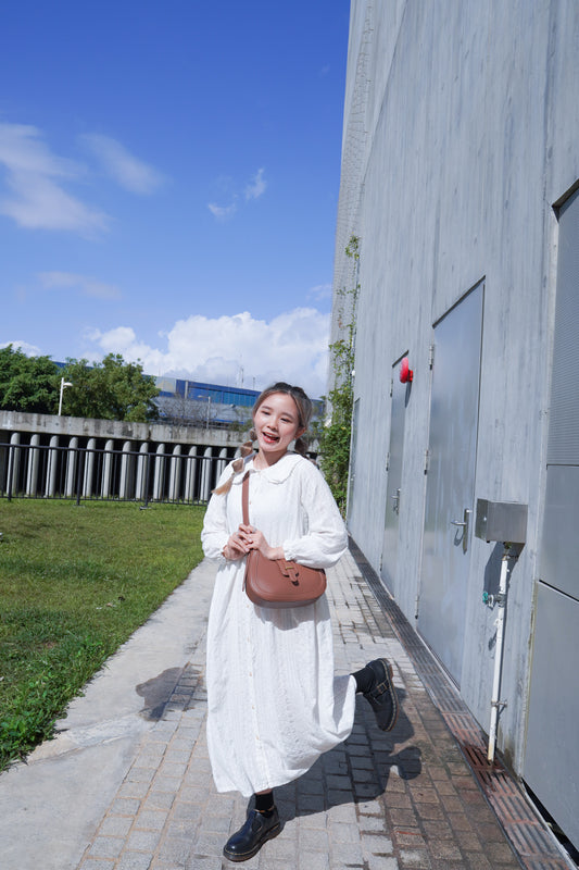 <預訂> 自家造貨!做工超讚 BB棉刺繡娃娃領花邊袖Ops