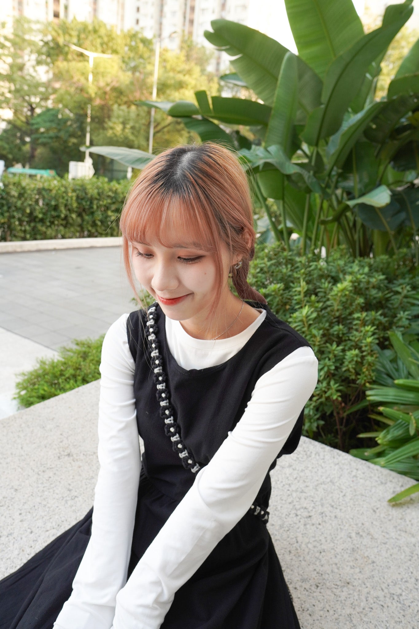 <現貨> comeback♡ 自家製 質量絕對有保證!彈性長袖淨色打底上衣|兩色入