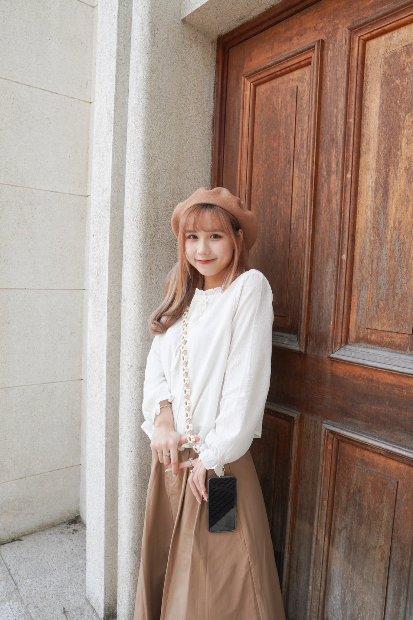 <現貨> comeback♡ 自家製 365Daily 彈性寬鬆傘型半身長裙|三色入
