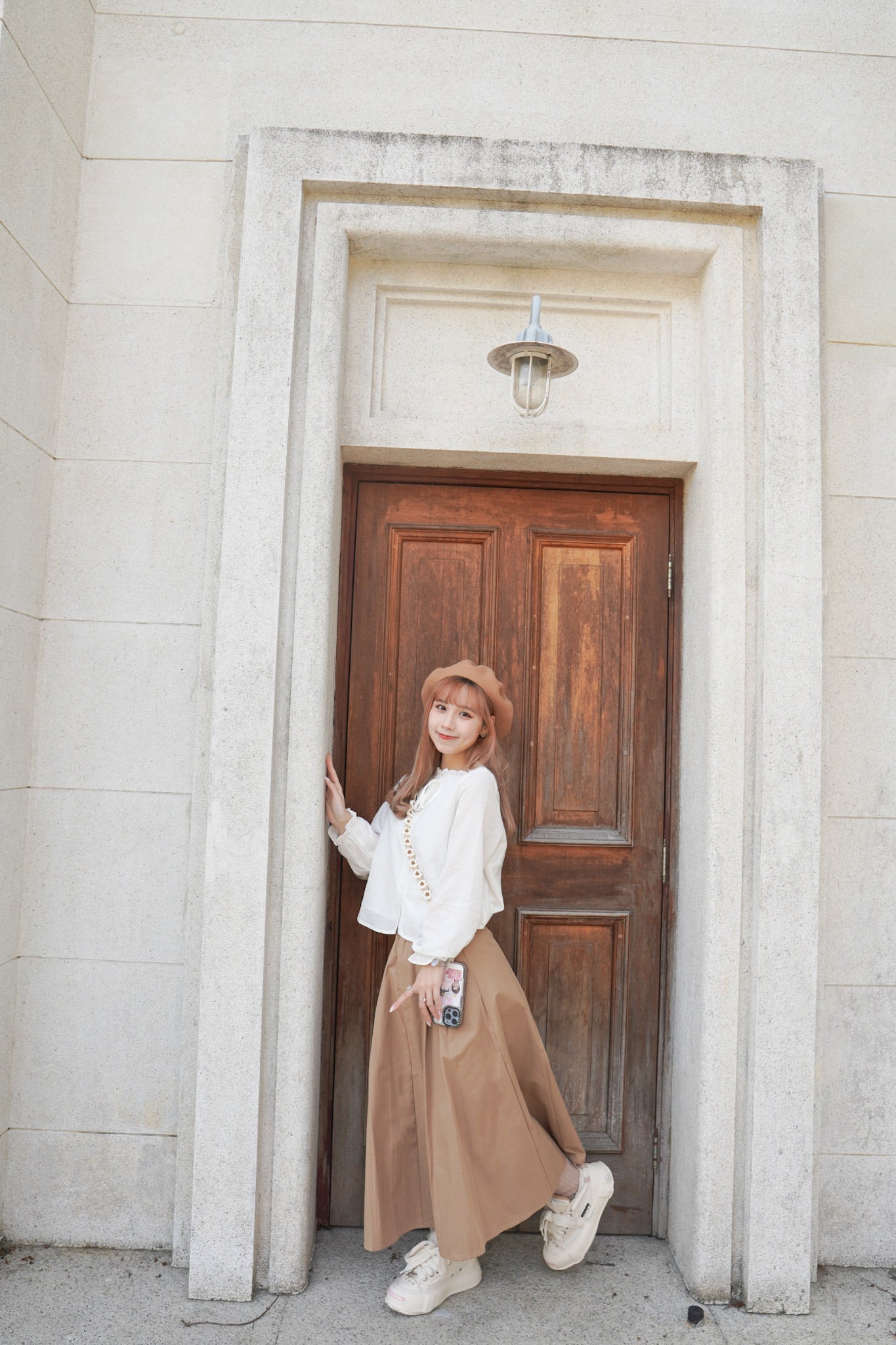 <現貨> comeback♡ 自家製 365Daily 彈性寬鬆傘型半身長裙|三色入
