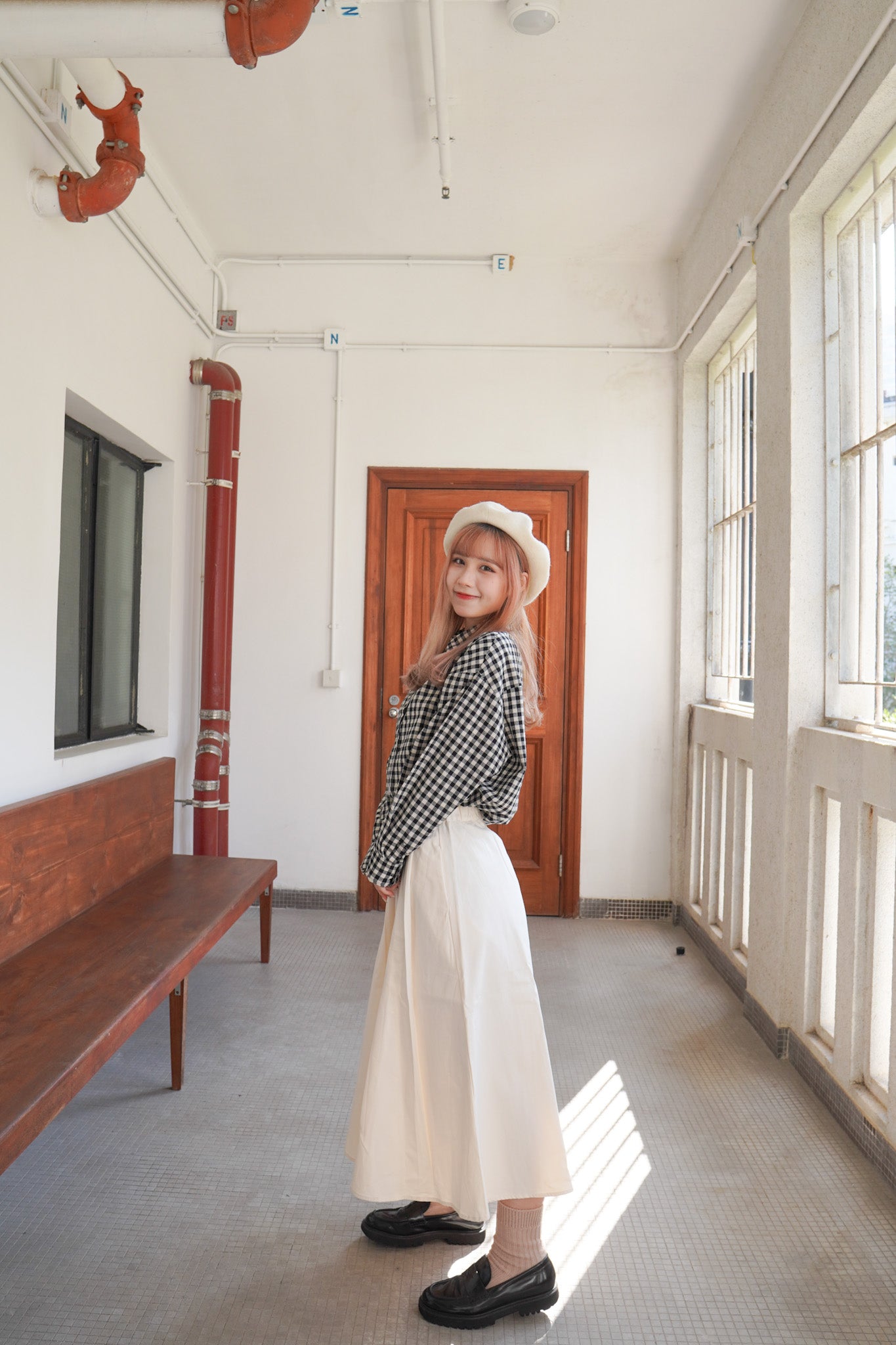 <現貨> comeback♡ 自家製 365Daily 彈性寬鬆傘型半身長裙|三色入