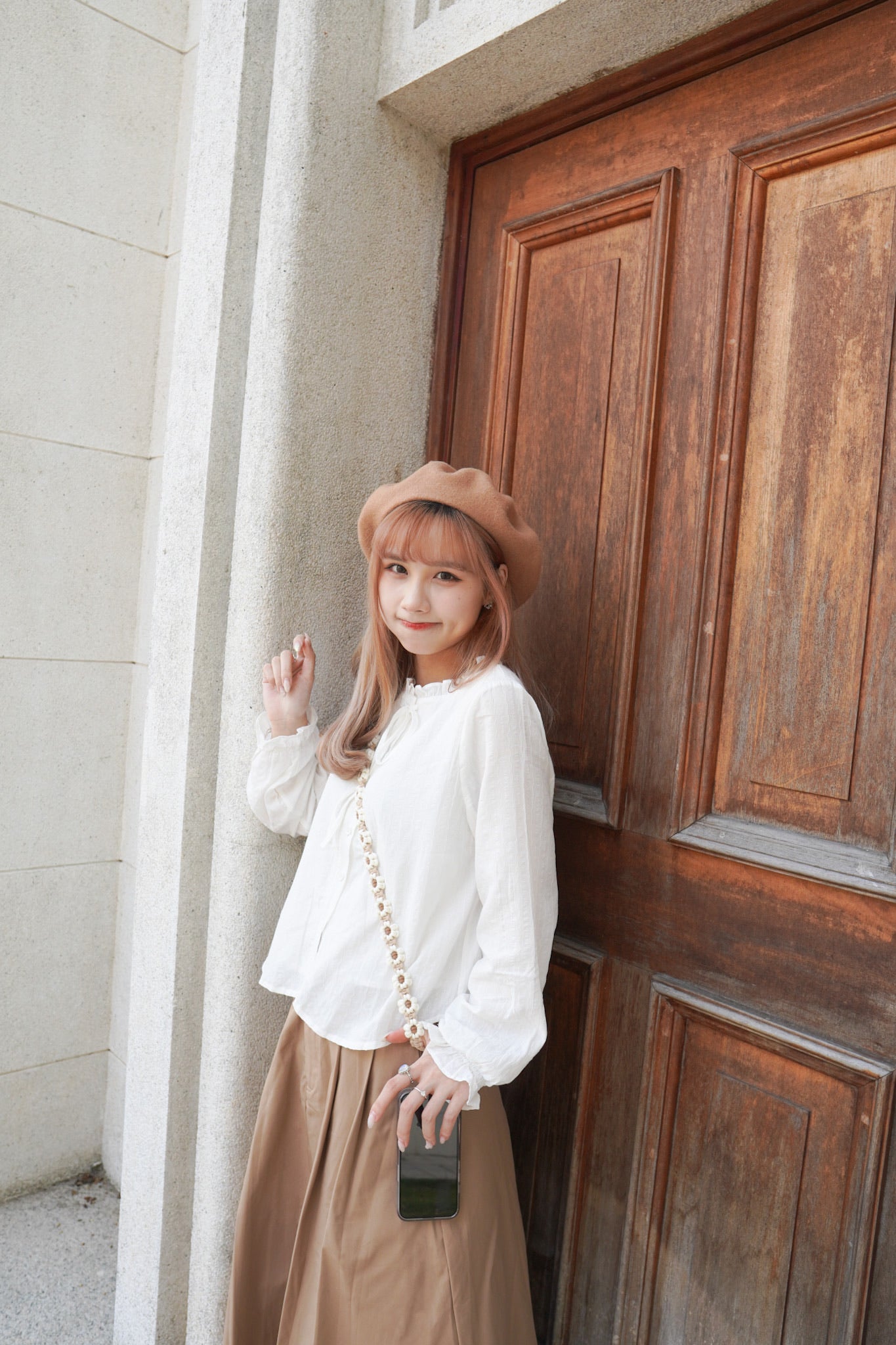 <現貨> comeback♡ 自家製 365Daily 彈性寬鬆傘型半身長裙|三色入