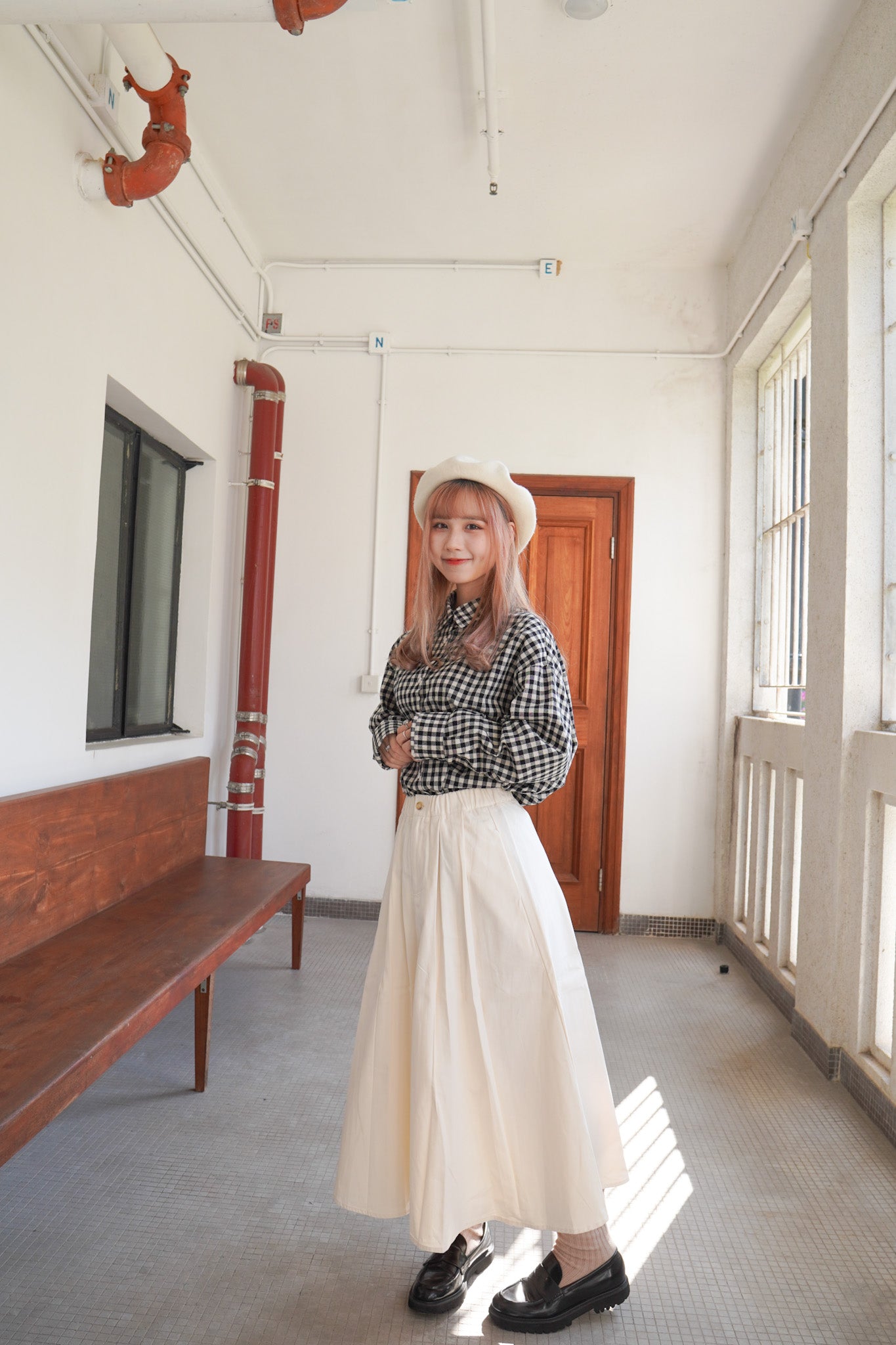 <現貨> comeback♡ 自家製 365Daily 彈性寬鬆傘型半身長裙|三色入