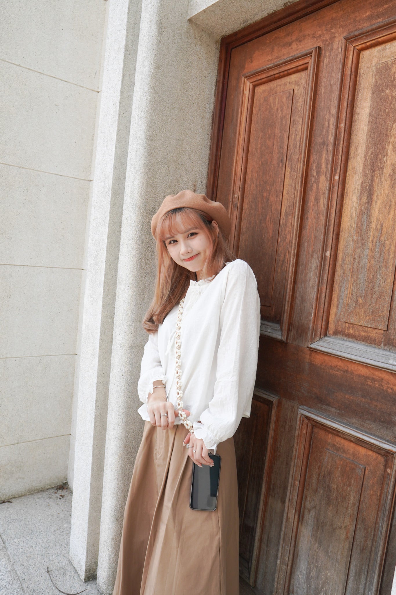 <現貨> comeback♡ 自家製 365Daily 彈性寬鬆傘型半身長裙|三色入