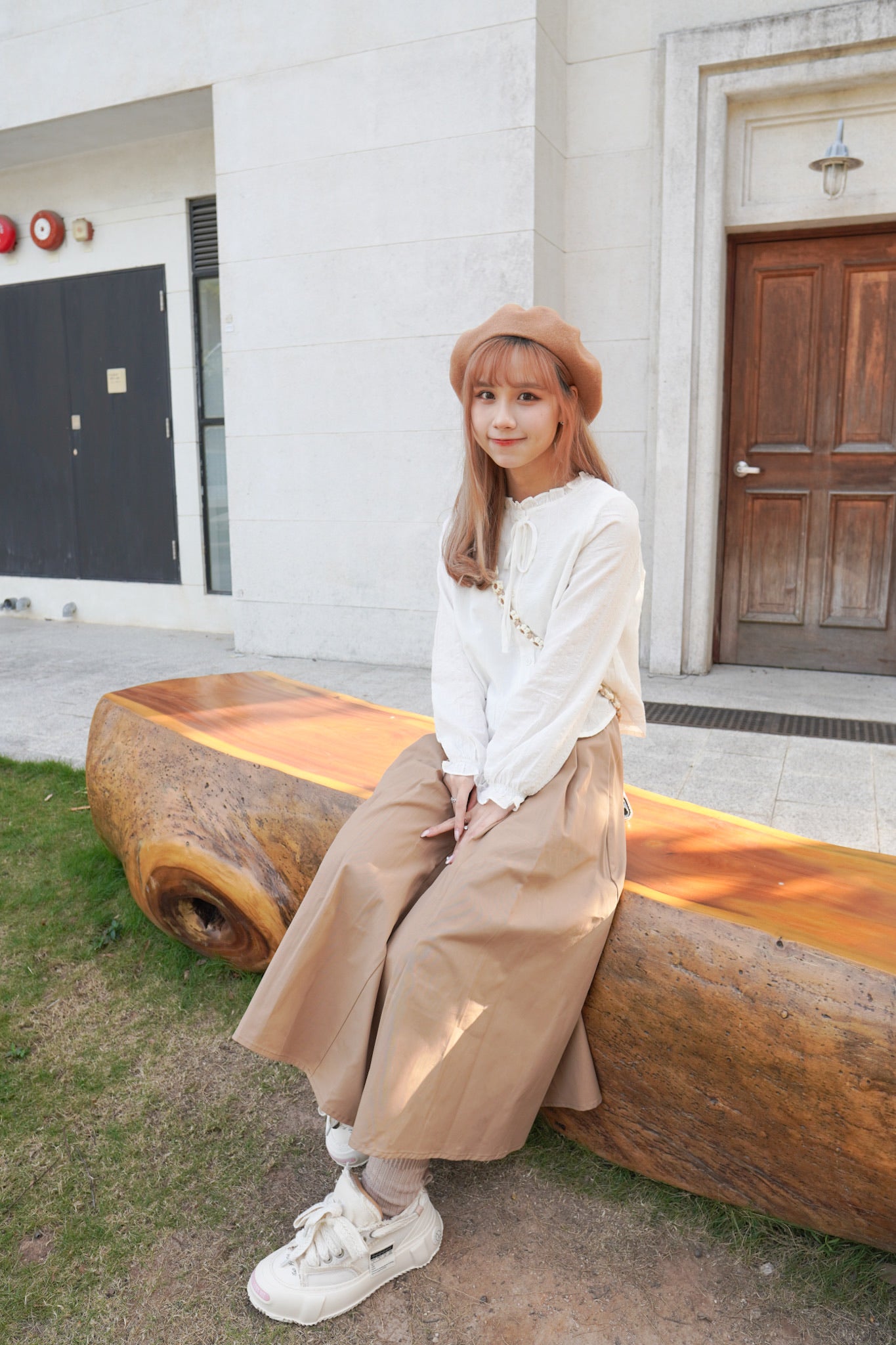 <現貨> comeback♡ 自家製 365Daily 彈性寬鬆傘型半身長裙|三色入