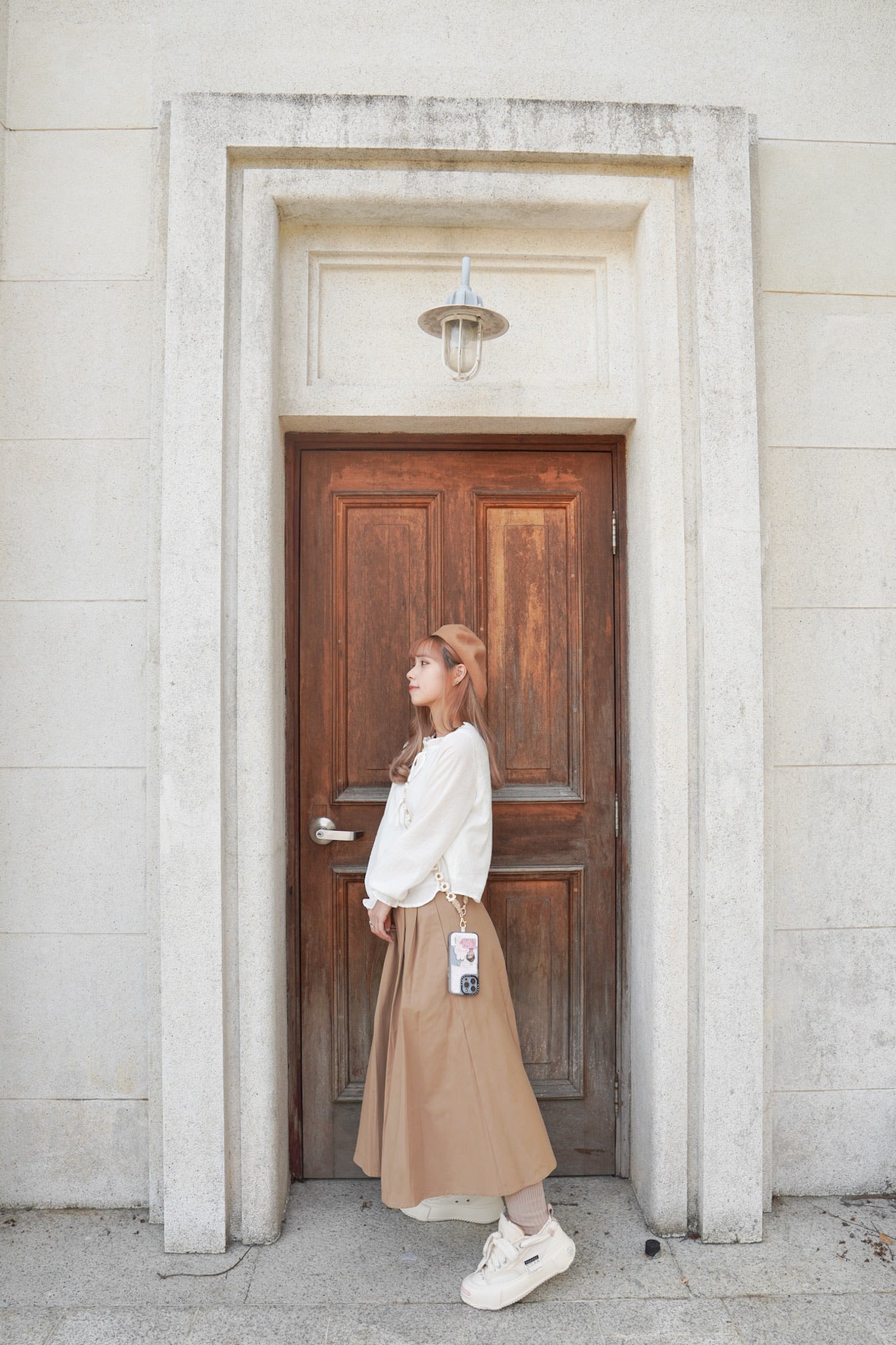 <現貨> comeback♡ 自家製 365Daily 彈性寬鬆傘型半身長裙|三色入