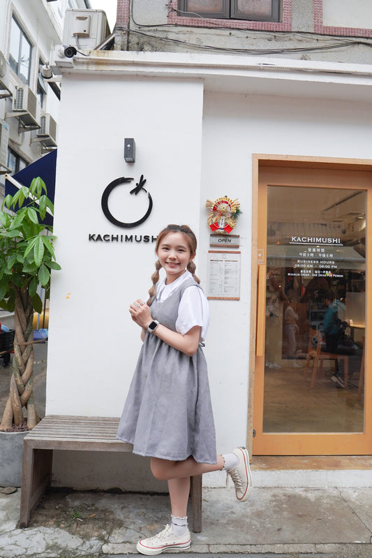 <現貨> 校園風背心綁帶連身短裙|三色入