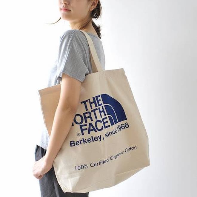 日版 THE NORTH FACE TNF ORGANIC LOGO COTTON TOTE BAG|六色入
