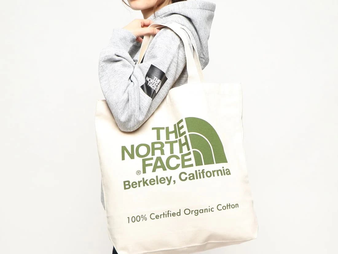 日版 THE NORTH FACE TNF ORGANIC LOGO COTTON TOTE BAG|六色入