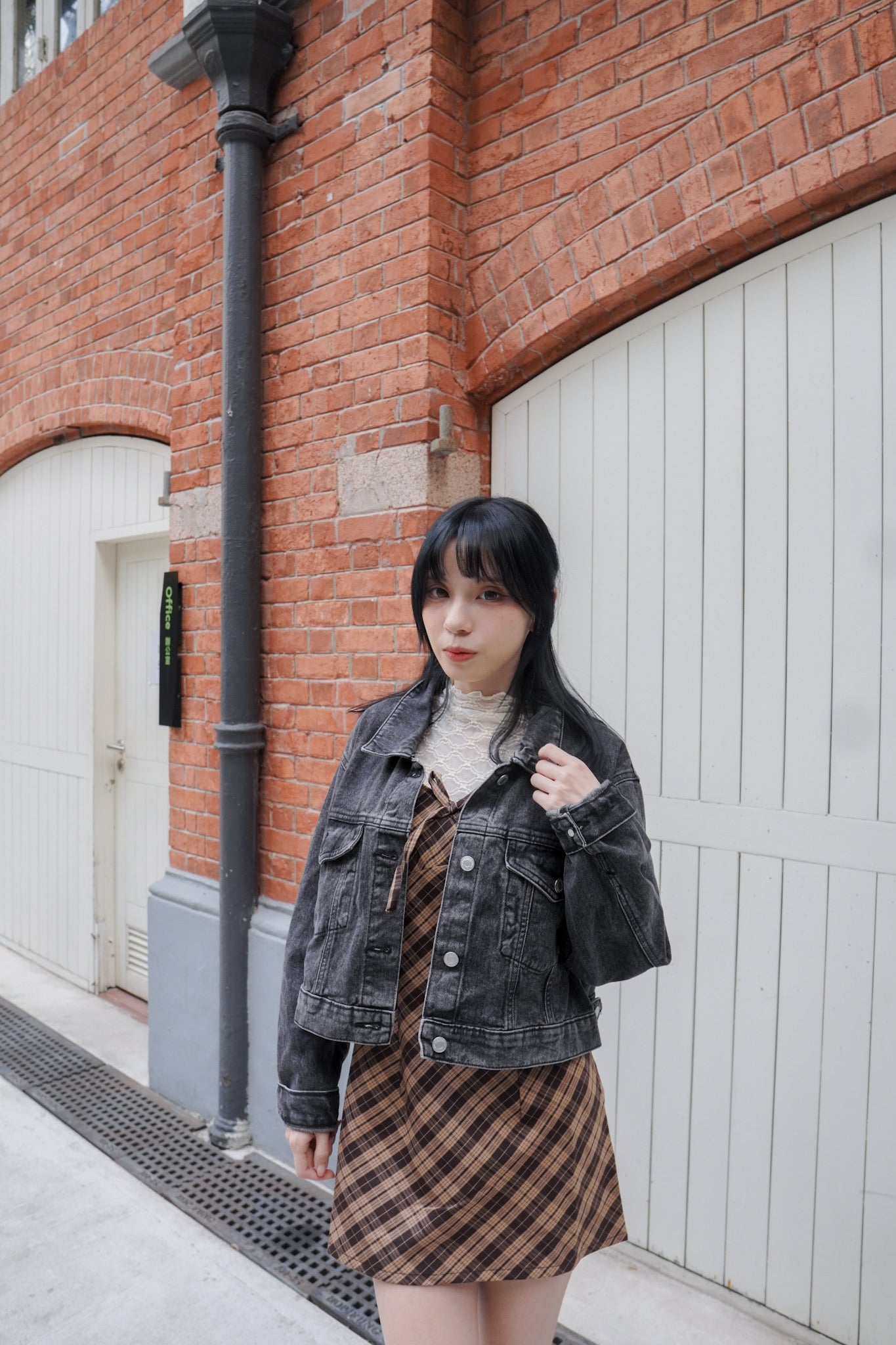 <現貨> 寬鬆短版口袋牛仔夾克外套