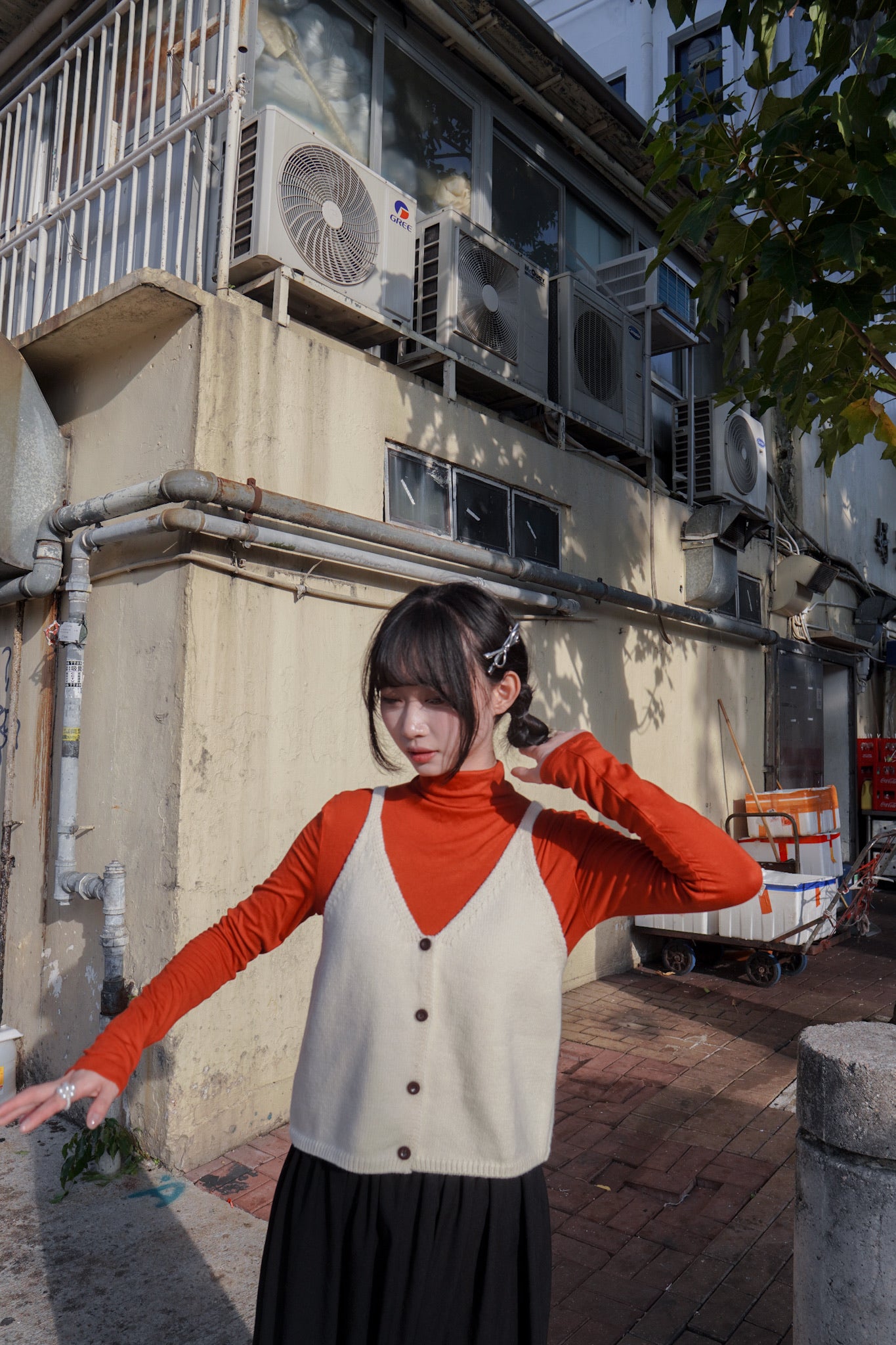 <現貨> 自家製 2025新款 高質量超親膚百搭多色高領長袖上衣｜五色入