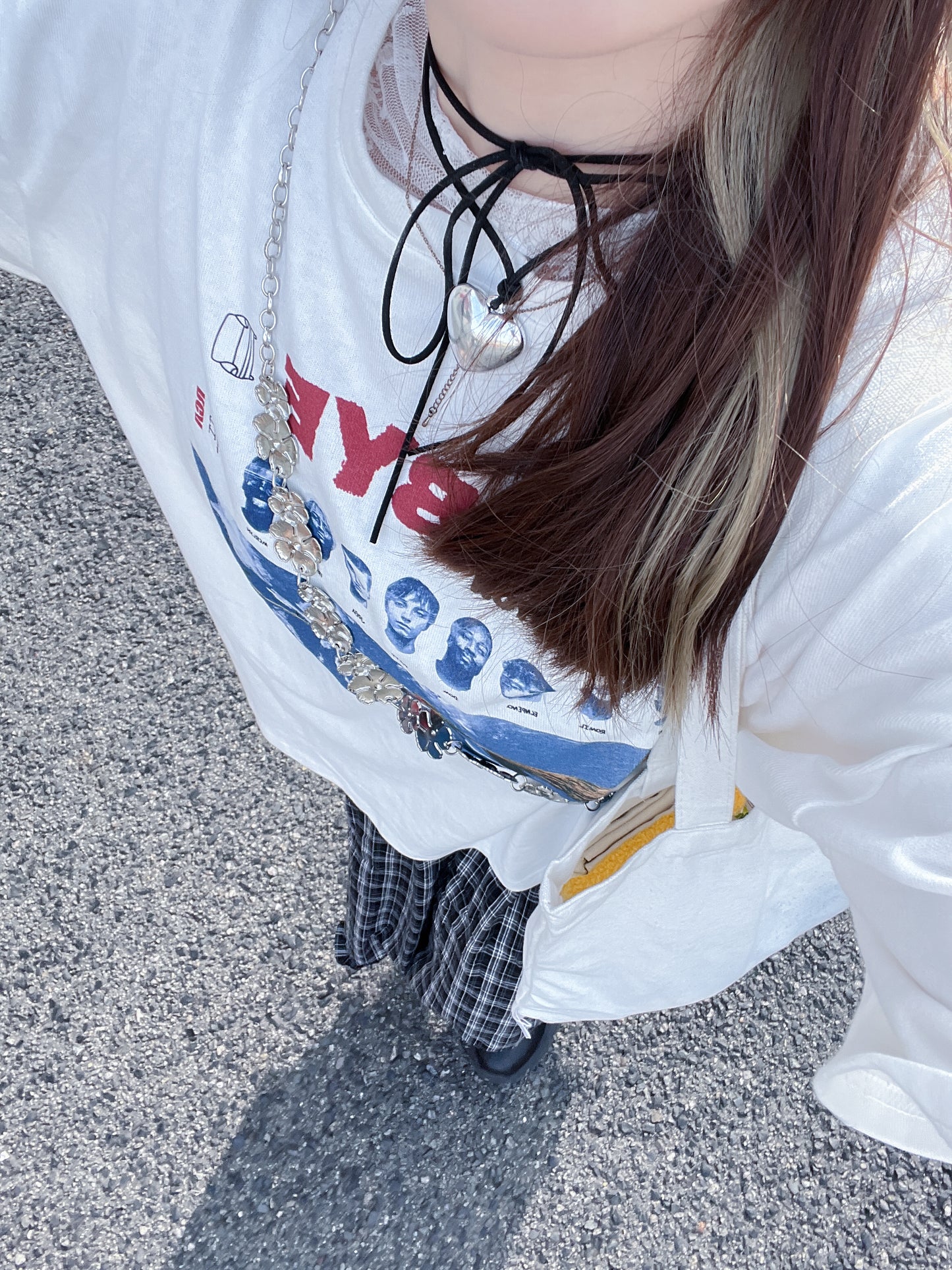 <現貨> Oversized寛鬆韓系復古中長款短袖Tee