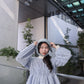 <現貨> 小眾提花ruffle邊高領打底上衣｜兩色入