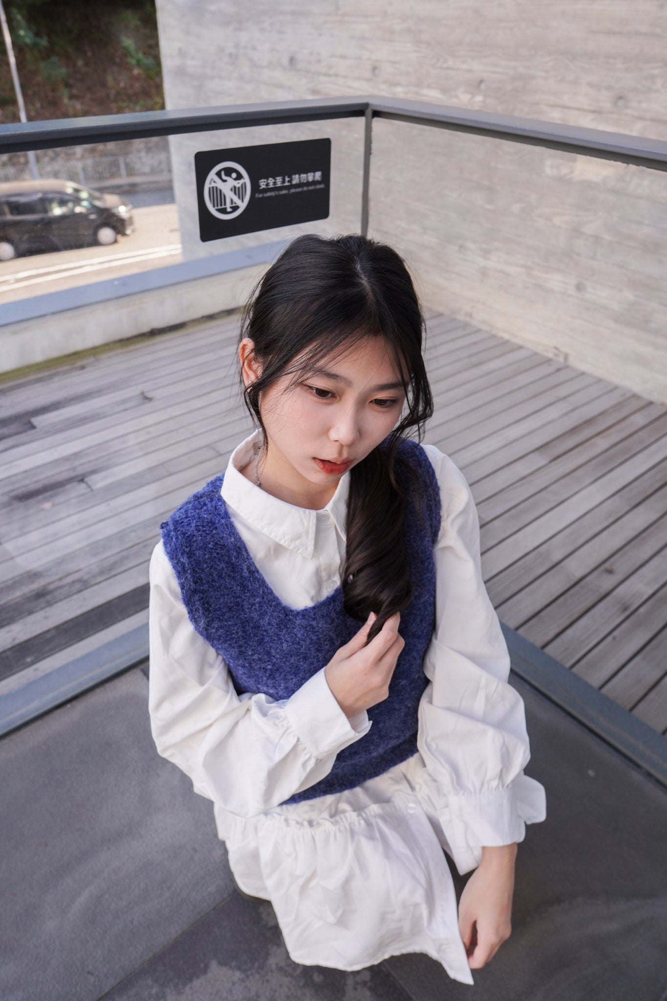 <現貨> 軟糯感針織馬甲背心