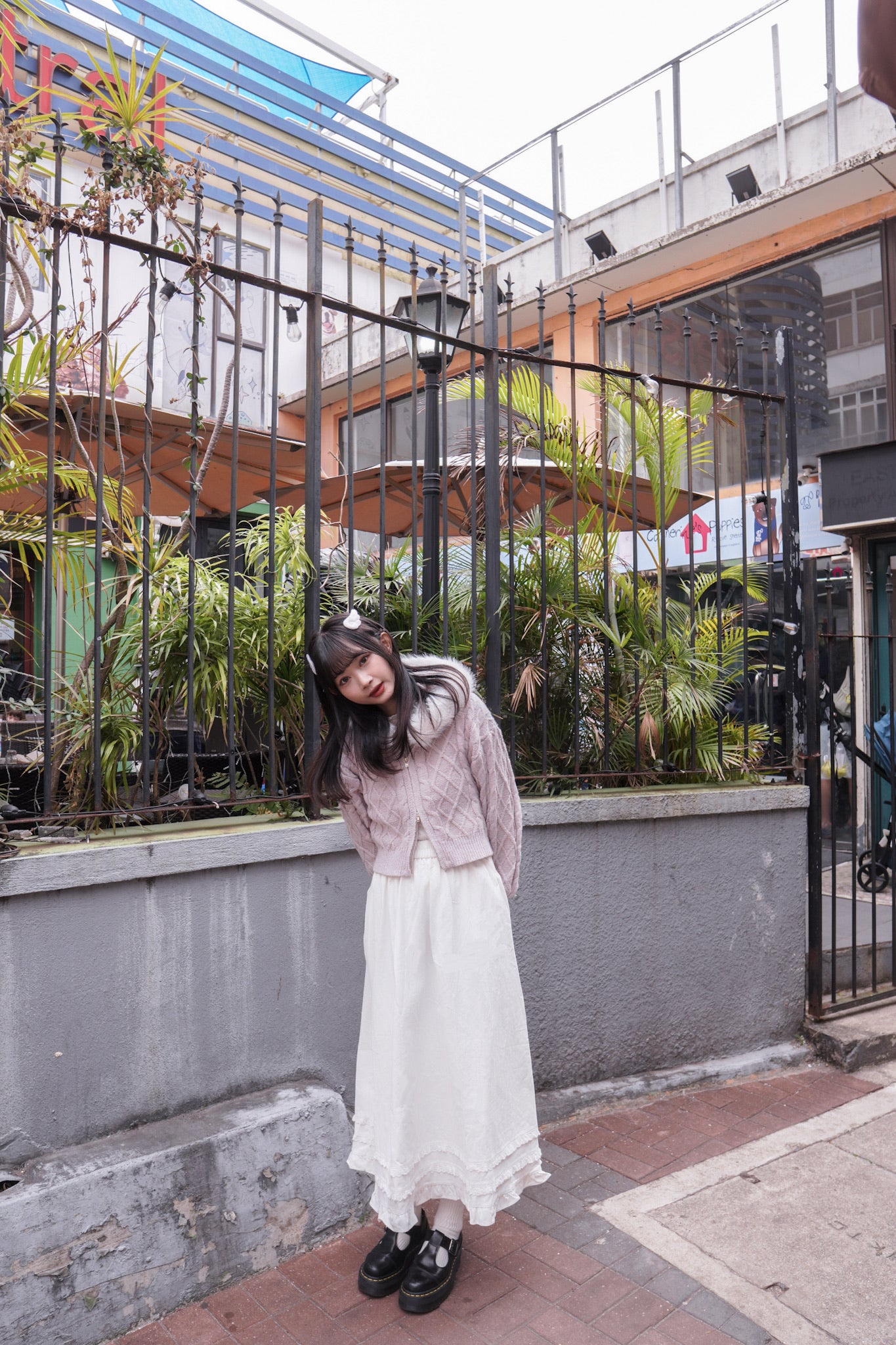 <現貨> 毛絨連帽麻花針織保暖外套 | 五色入