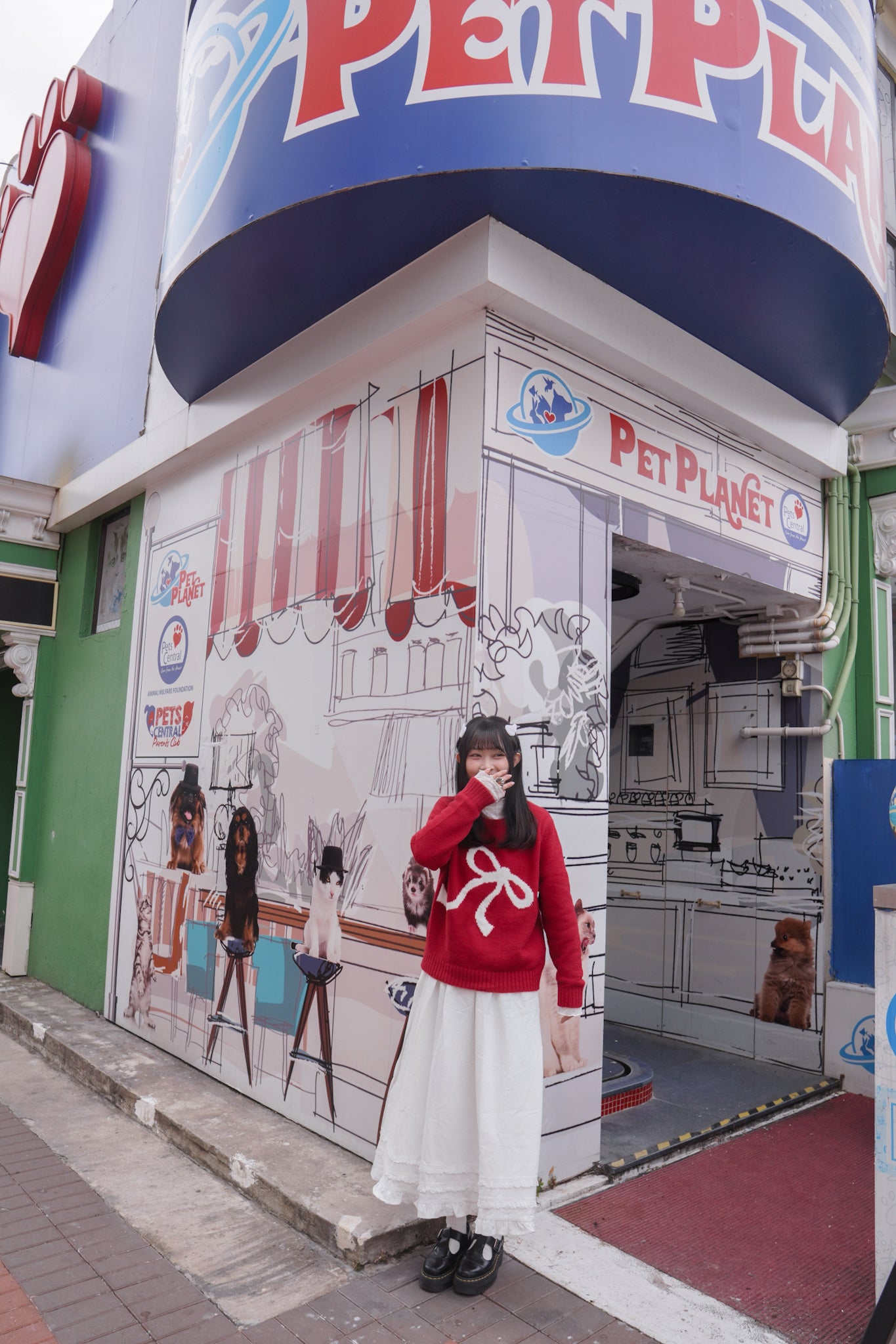 <現貨> 超舒服♡!!全棉韓系小奶白花邊半身長裙